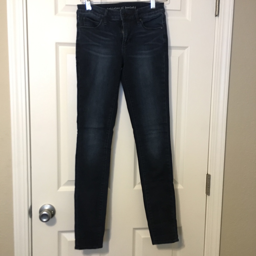 Articles of Society Dark Wash Skinny Jeans